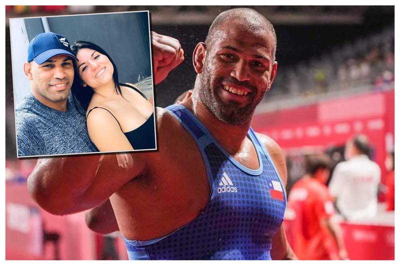 El luchador grecorromano cubano-chileno reveló que gracias a la App de citas pudo conocer a su actual pareja chilena.