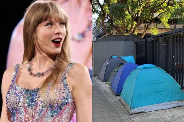 Fiebre Taylor Swift en Argentina: Fans acampan afuera del Estadio Monumental cinco meses antes del show