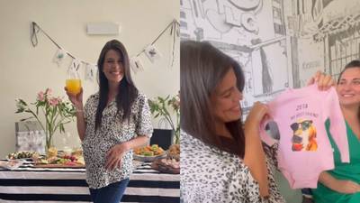 Natalia López comparte registros del primer baby shower de su hija en compañía de sus amigas
