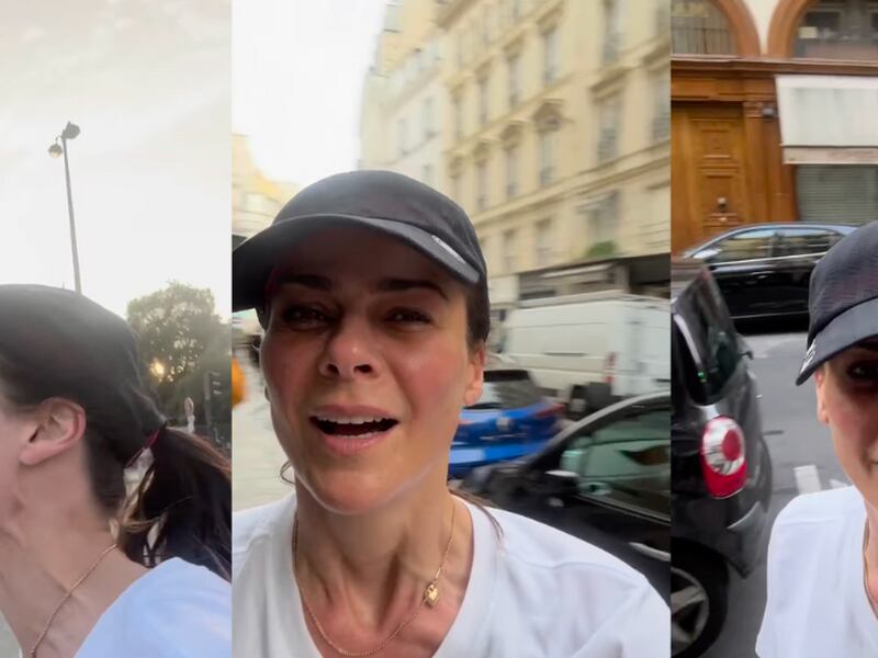 “¡Me duele todo!”: Tonka Tomicic recorriendo las calles de París fiel a su estilo fitness