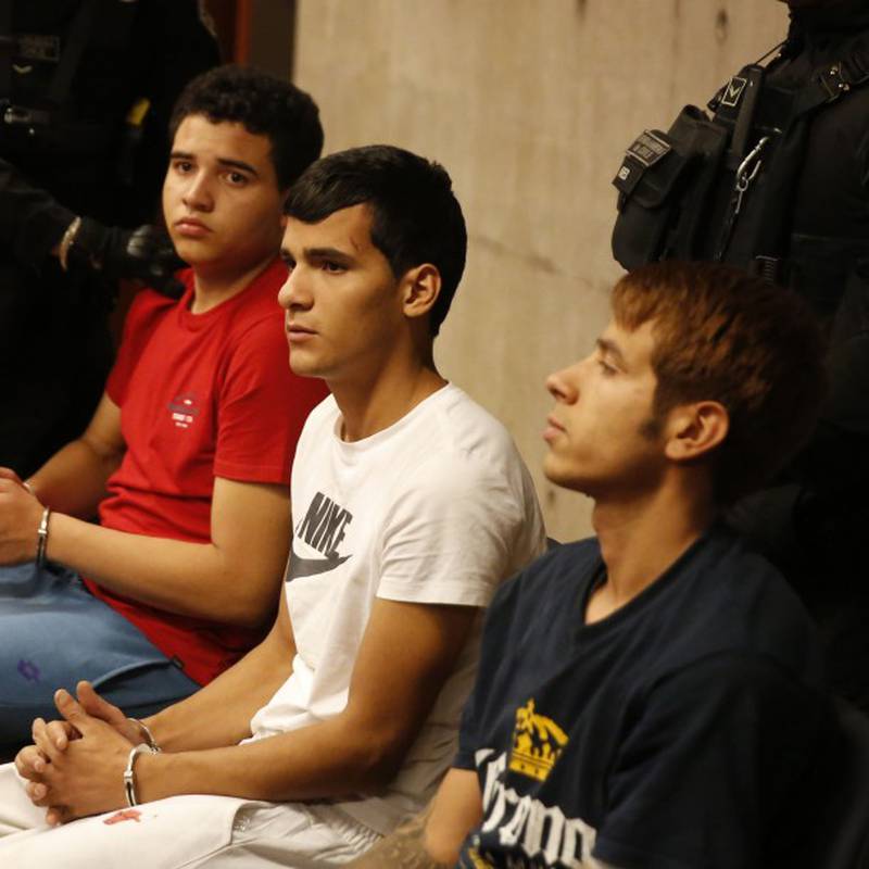De izquierda a derecha aparecen Ovimarlixion Garcés, David Fuentes y Luis Lugo. (ATON)