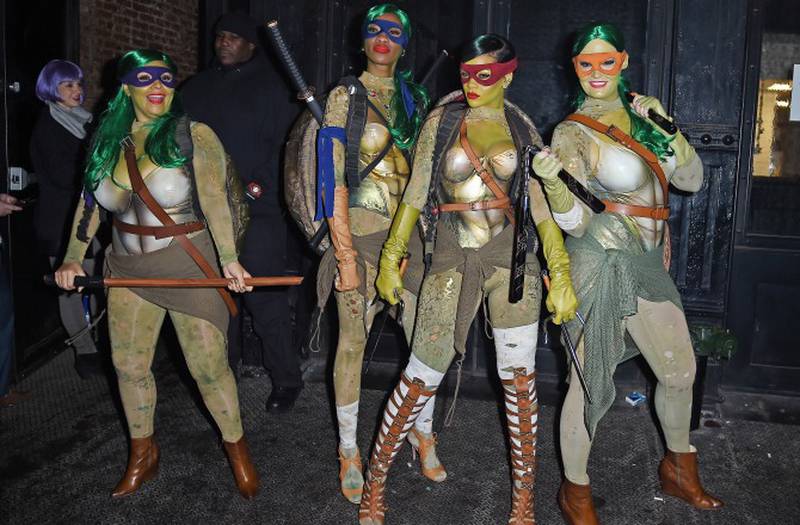 Molester Riego transferencia de dinero Rihanna se trasformó en una sexy Tortuga Ninja para Halloween – Publimetro  Chile