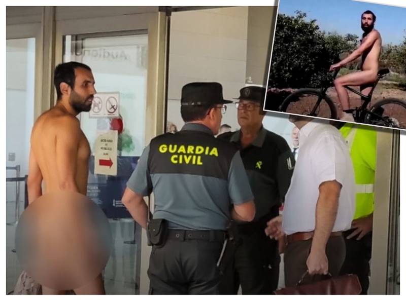 El español Alejandro Colomar ganó un juicio en su país que le permite pasearse desnudo en la vía pública.
