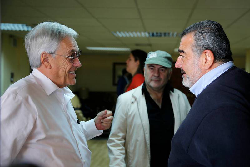 Piñera y Luksic (imagen de archivo)