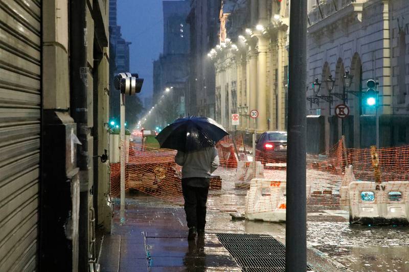 Lluvias en Santiago