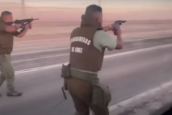 De película de acción: Registran operativo de Carabineros por camioneta robada en Antofagasta