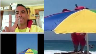 “No es una playa bananera”: Salvavidas de Los Molles se hace viral con normativas para bañistas