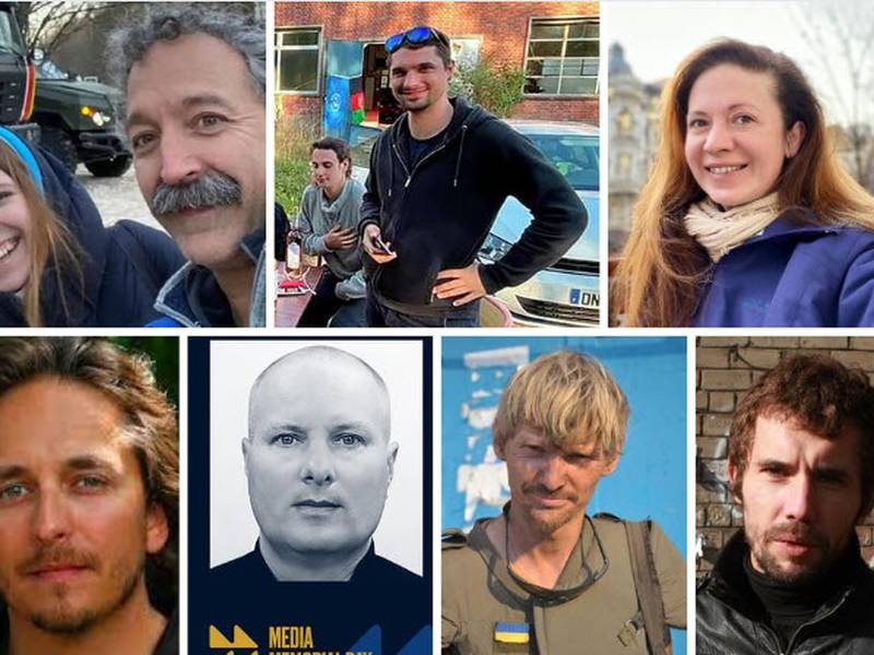 Estos son los ocho periodistas que han sido asesinados en la guerra en Ucrania 