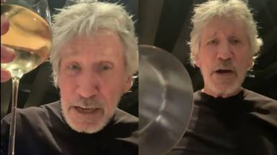 Roger Waters festeja triunfo de Boric con cacerolazo y una copa de vino