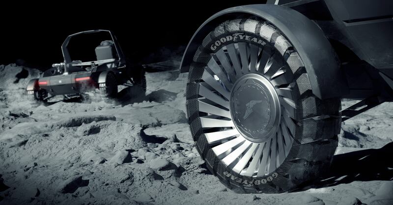 Goodyear neumáticos lunares