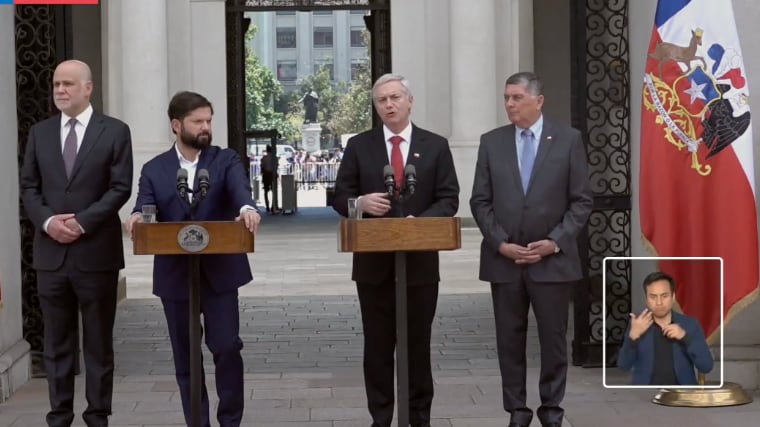 Declaración entre Boric y Kast