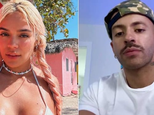 ¿No le gustó? Así reaccionó Feid después de que Karol G oficializara su relación en redes