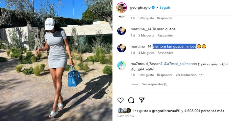 Georgina Rodriguez in abito estivo