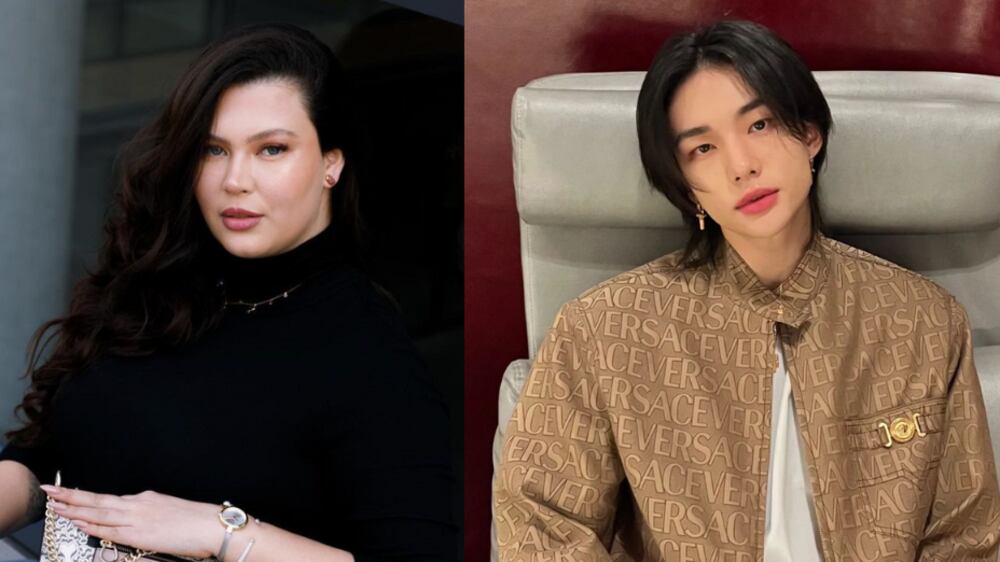 Michelle Carvalho y Hyunjin de Stray Kids | Fuente: Instagram