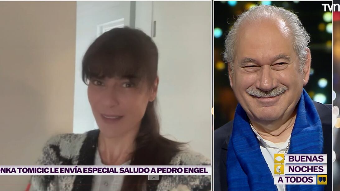 Tonka Tomicic y Pedro Engel | Captura: TVN