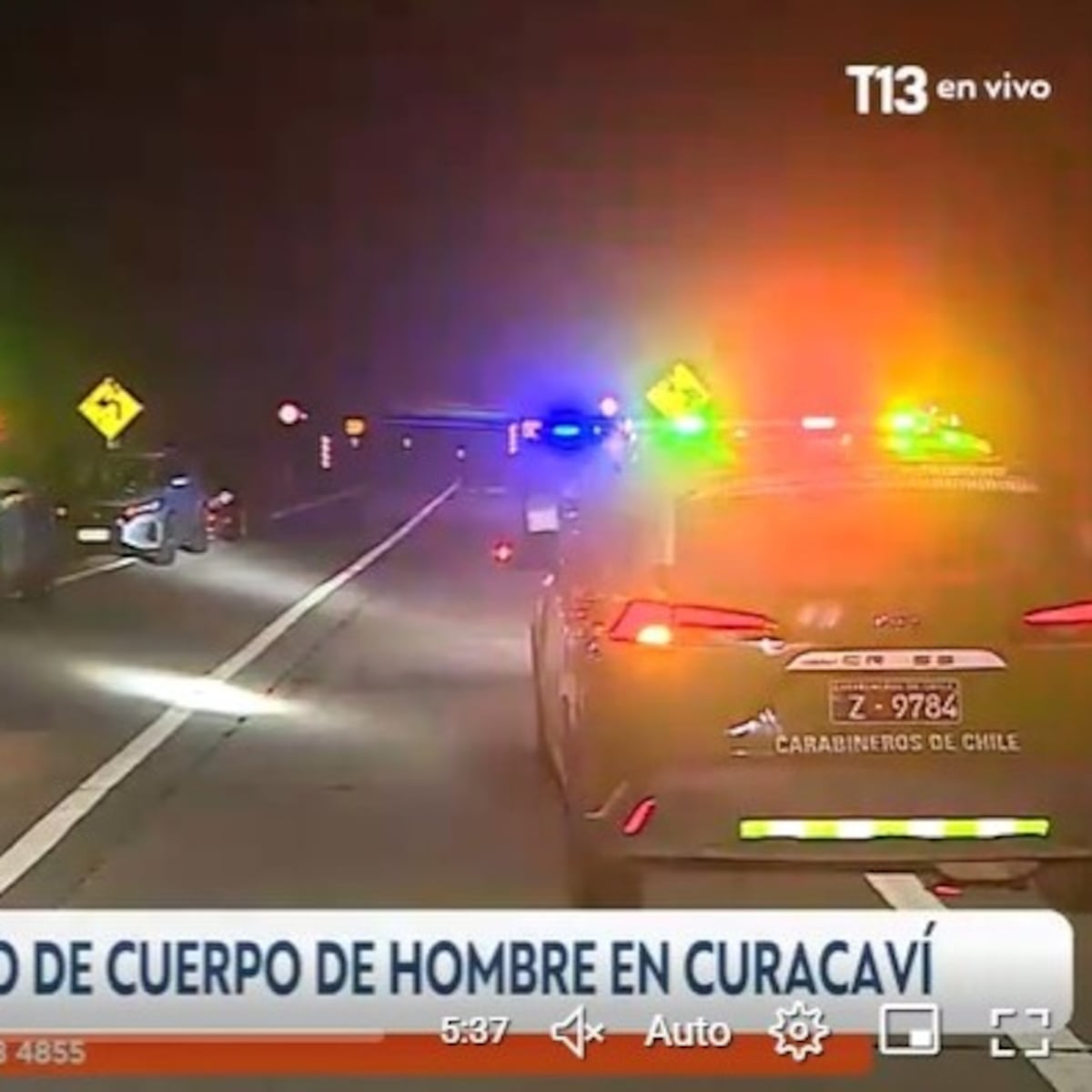 Cadáver maniatado, calcinado y decapitado descubierto en Curacaví Cadáver maniatado, calcinado y decapitado descubierto en Curacaví