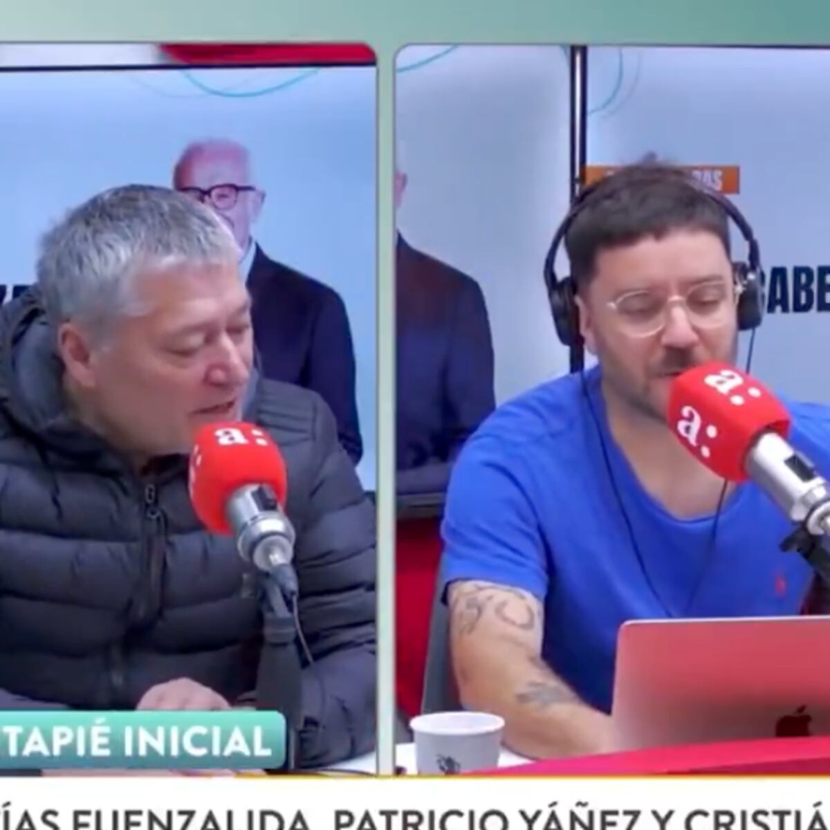 Pato Yáñez y Matías Fuenzalida protagonizan fuerte discusión en vivo Pato Yáñez y Matías Fuenzalida protagonizan fuerte discusión en vivo