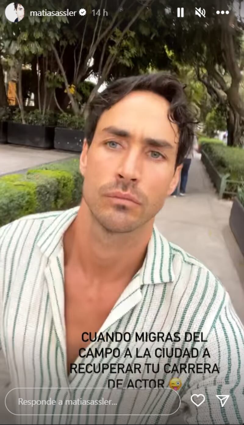 Historia de Matías Assler | Instagram