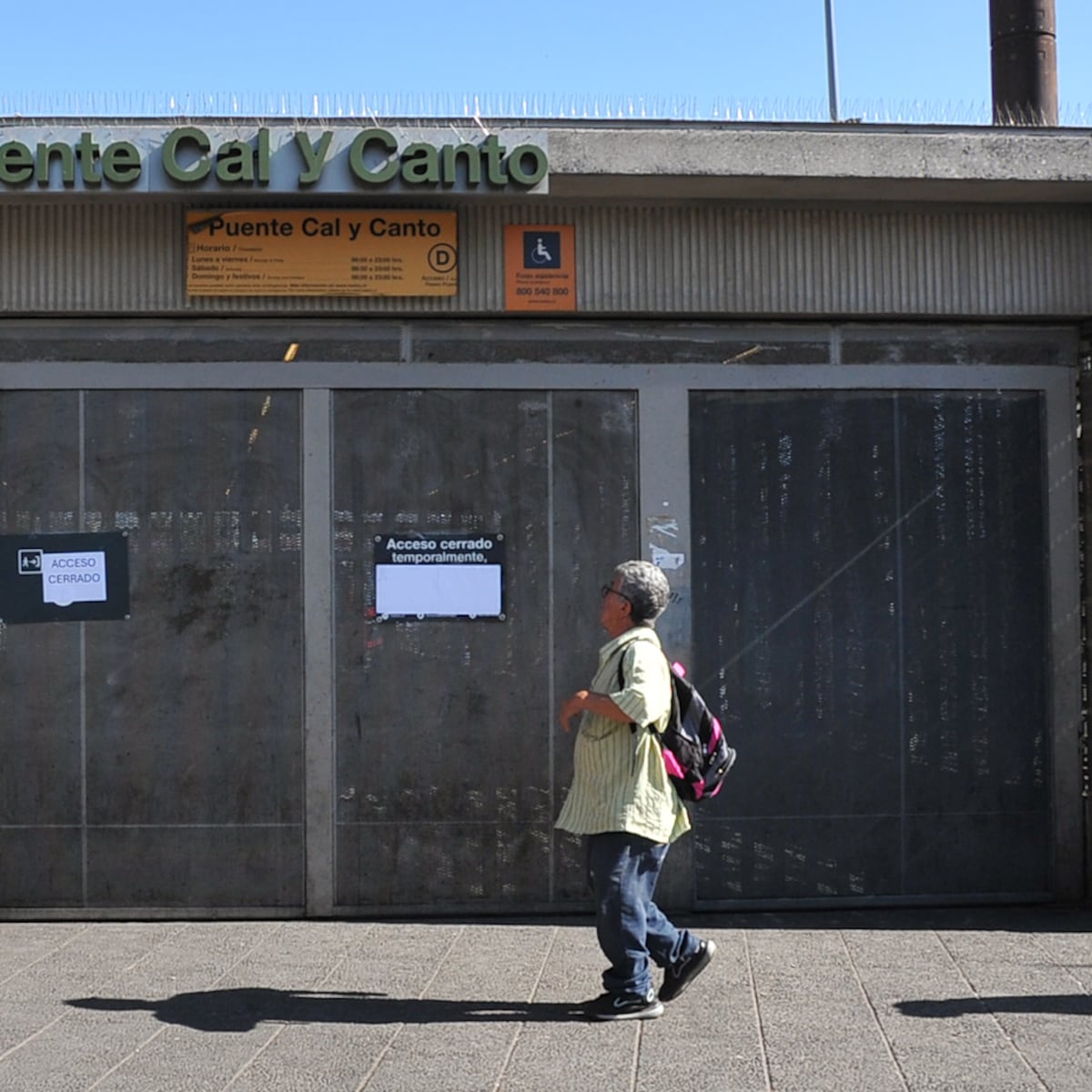 Ministra del Interior respalda cierre temporal de acceso a Metro Cal y Canto Ministra del Interior respalda cierre temporal de acceso a Metro Cal y Canto