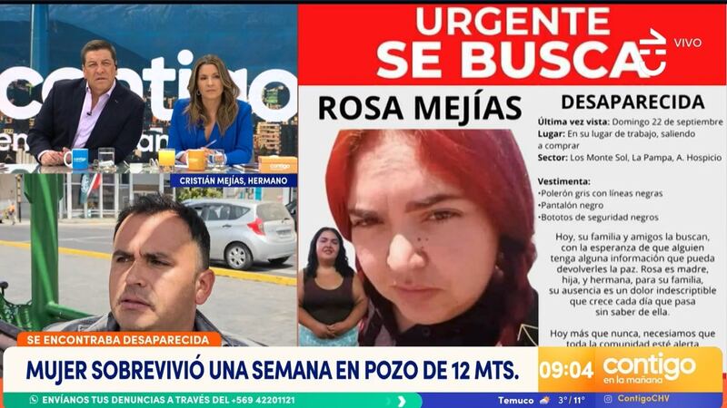 ¿Cómo sobrevivió? Hermano de mujer desaparecida siete días dentro de un pique minero en Alto Hospicio dio nuevos detalles del caso