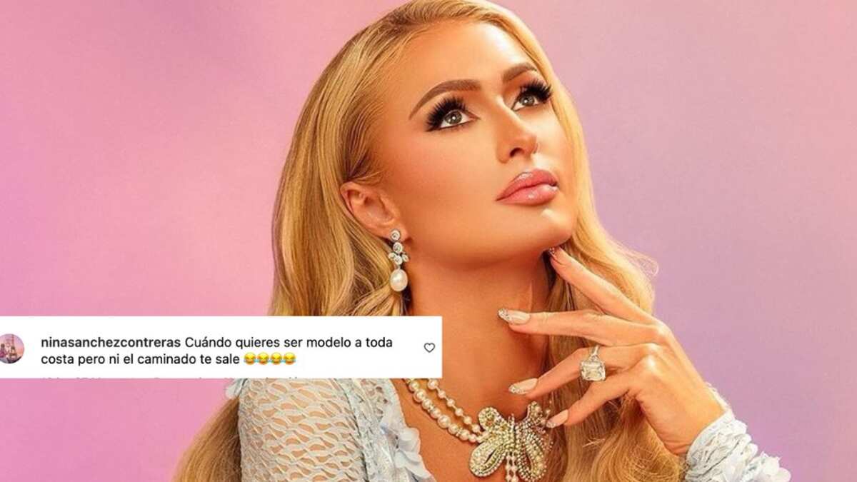 Paris Hilton desató críticas por su ‘extraña’ forma de caminar en el desfile de Mugler.