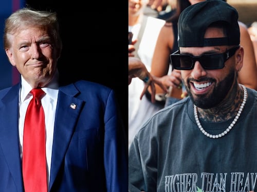 Donald Trump confundió a Nicky Jam con una mujer y las reacciones no paran