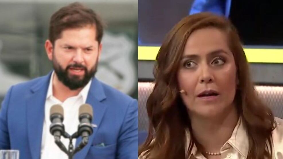 Natalia Valdebenito y Gabriel Boric
