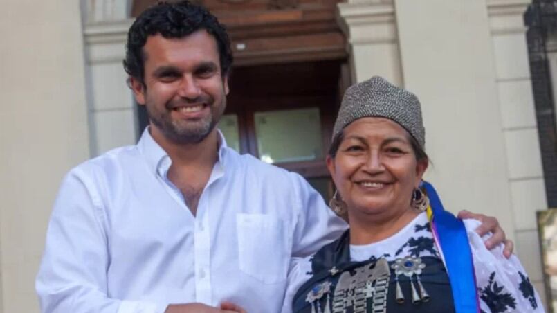 Jaime Bassa y Elisa Loncon