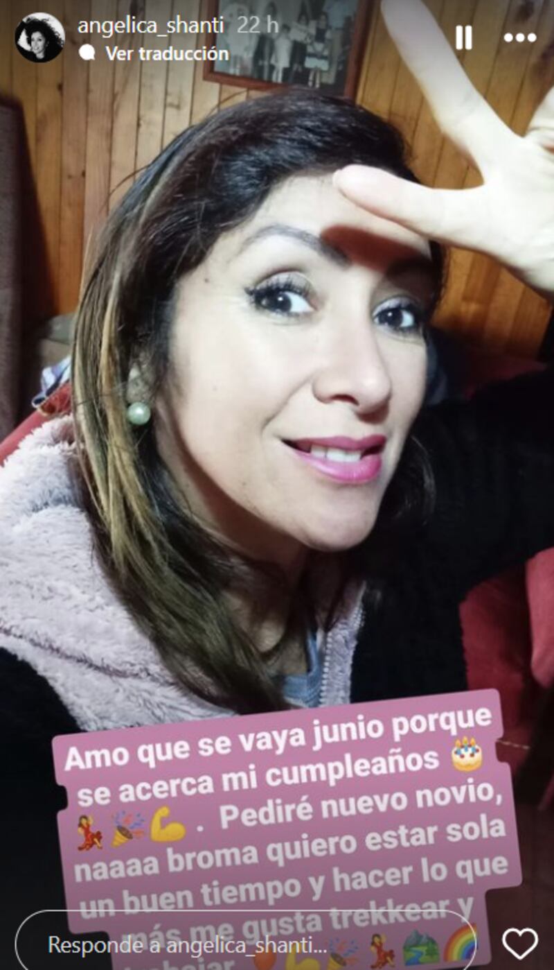 Historia de Angélica Sepúlveda | Instagram