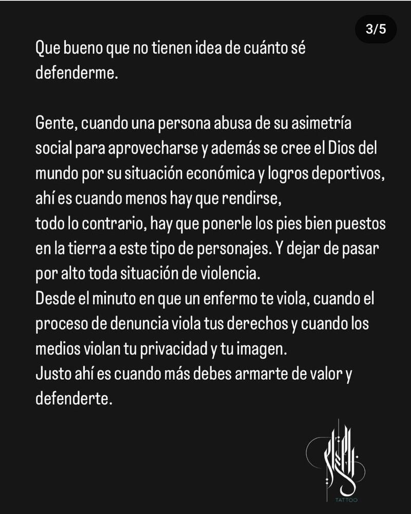 Primera denunciante de Jorge Valdivia.