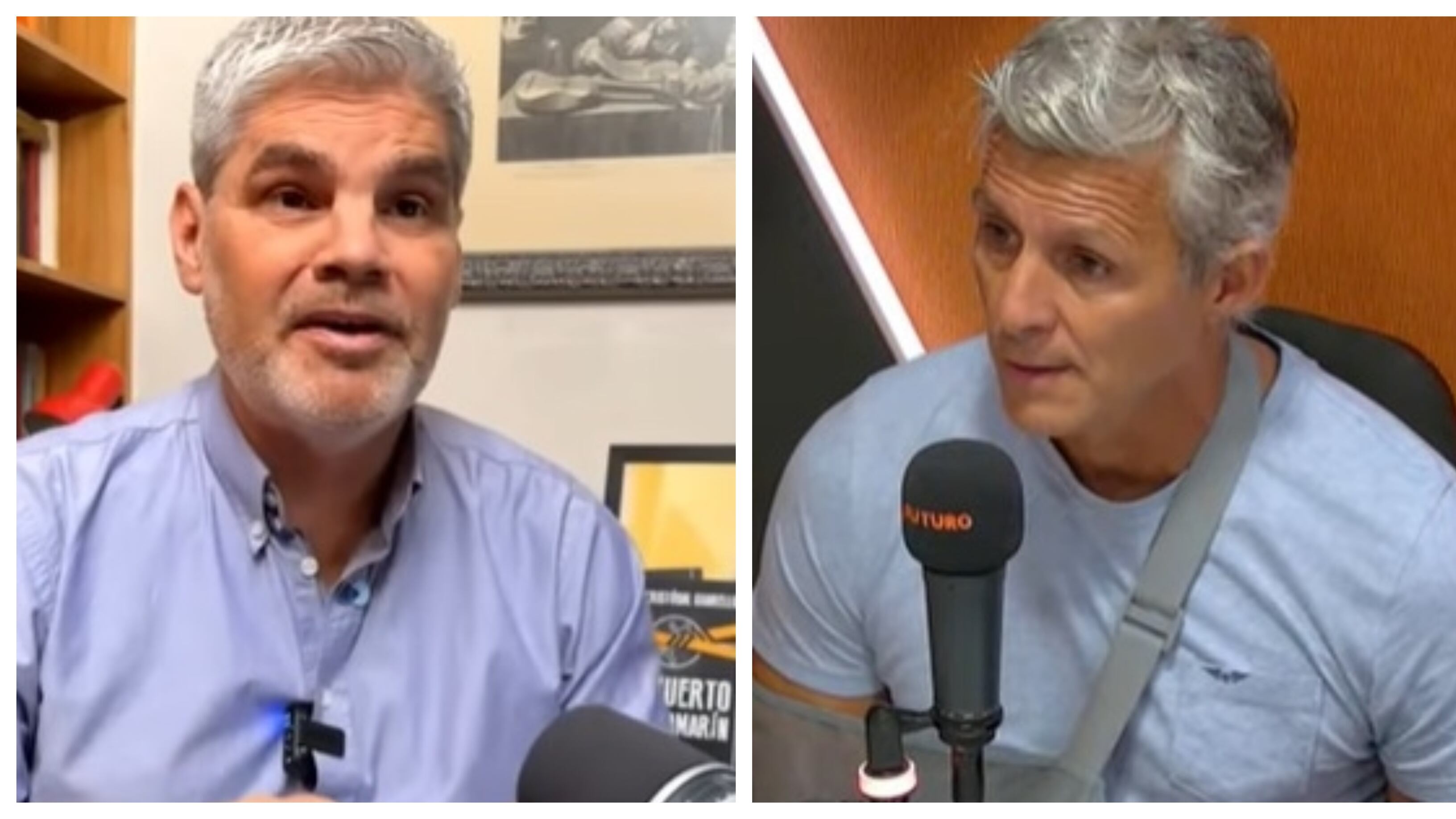 El comentarista argentino amenazó al periodista chileno con llevarlo a los tribunales de justicia por acusarlo de tener vínculos con Fernando Felicevich.