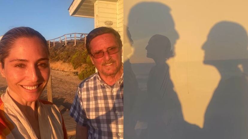 Mane Swett y su papá