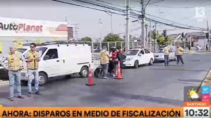 Disparos en fiscalización en Quilicura