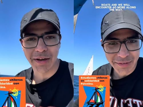 “Vamos a romper el bloqueo”: Víctor Chanfreau navega rumbo a Franja de Gaza junto a delegación chilena