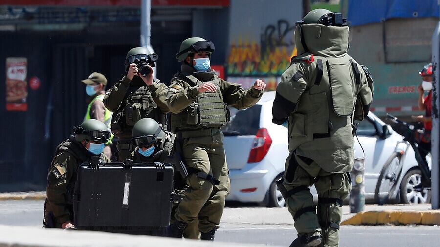 Operativo Policial Santiago centro