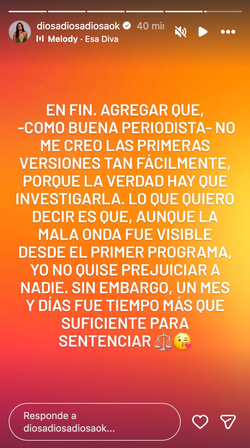 Historia de María Paz Arancibia | Fuente: Instagram @diosadiosadiosaok