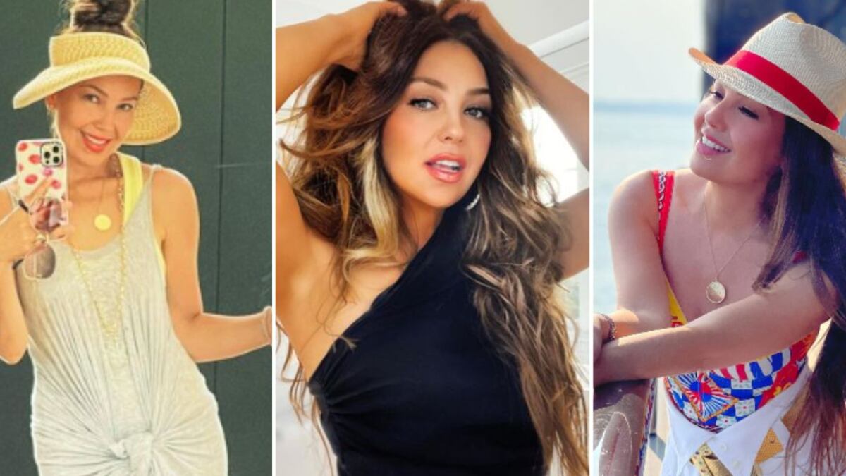 Thalía posó en trikini a sus 50 y lució muy sexy