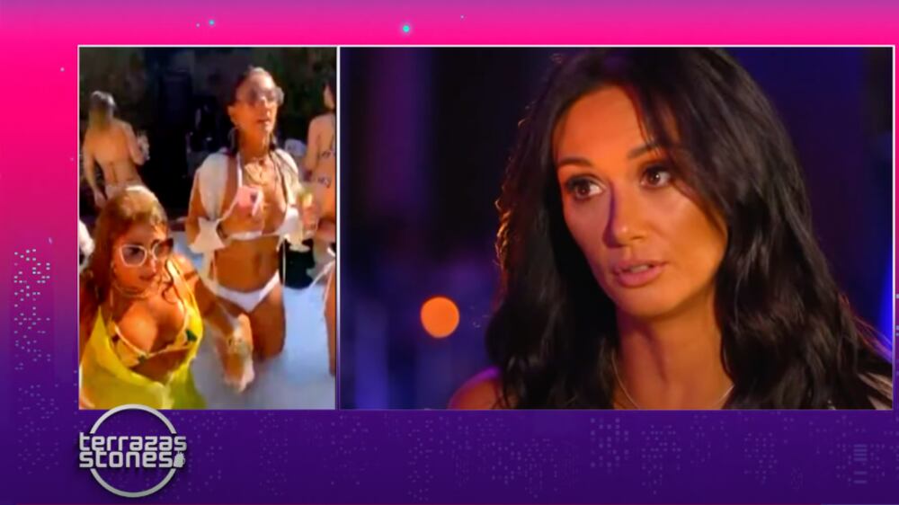 Pamela Díaz y Helhue Sukni | Captura: Chilevisión