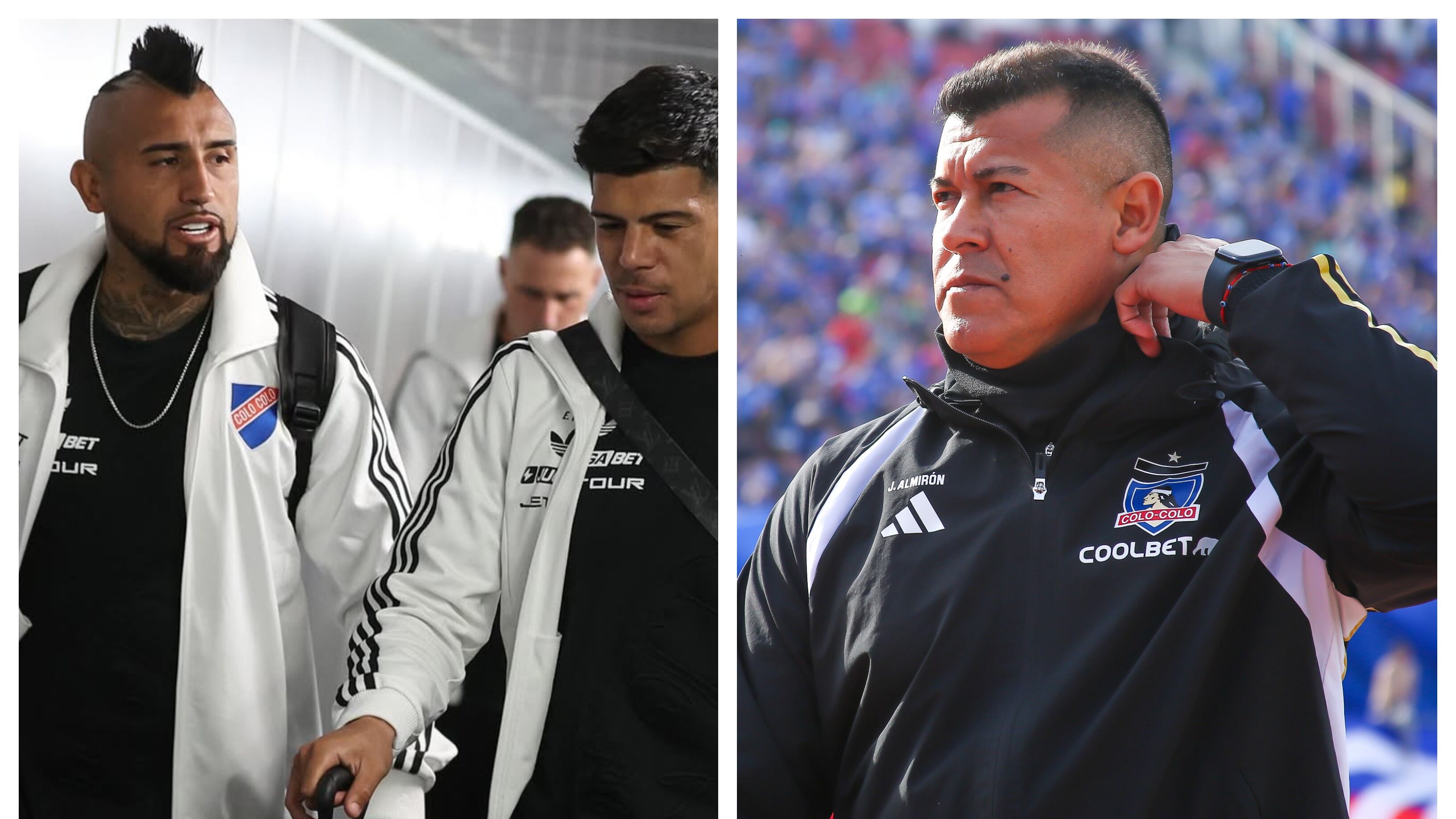 El King le recomendó a su entrenador poner "a los mejores" jugadores de Colo Colo en el trascendental duelo de mañana ante Fortaleza.