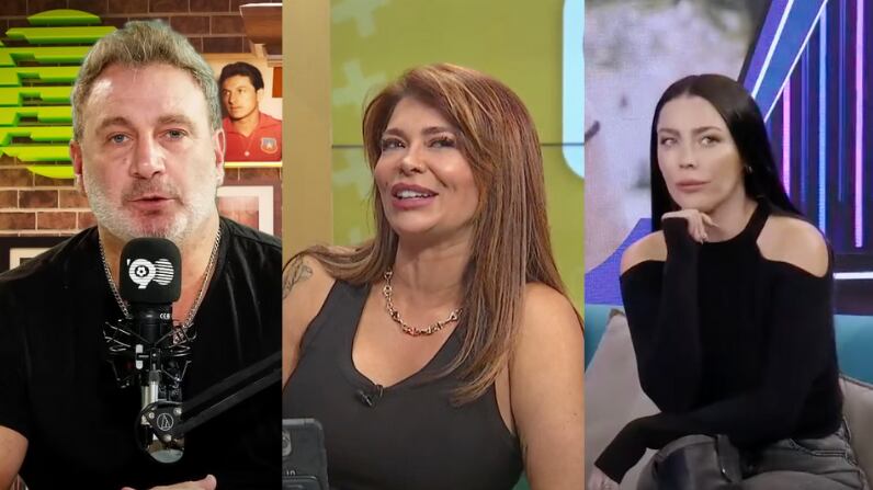 Marcelo Barticciotto, Antonella Ríos y Daniela Aránguiz | Captura: Habitantes del Reino Fútbol, Que te lo digo y Sígueme