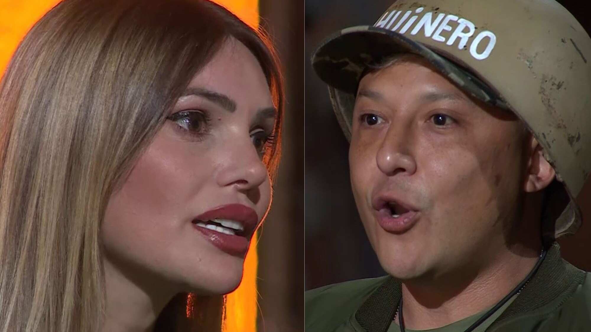 Sergio Rojas y Faloon Larraguibel en “Palabra de Honor”