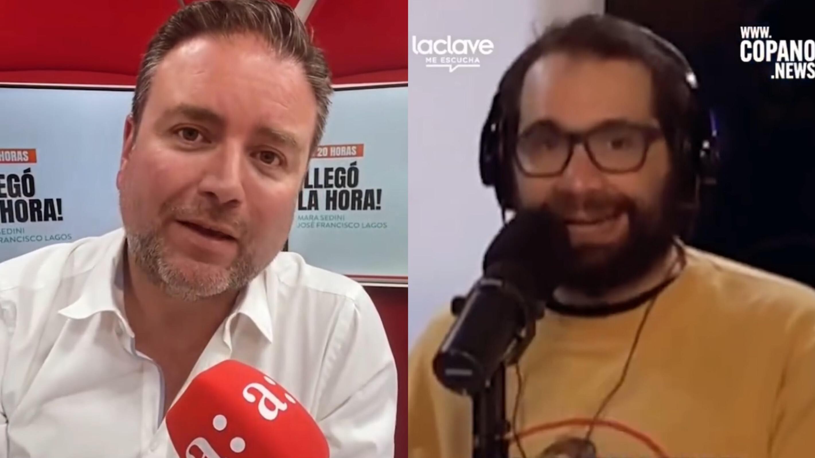 Christian Pino y Nicolás Copano