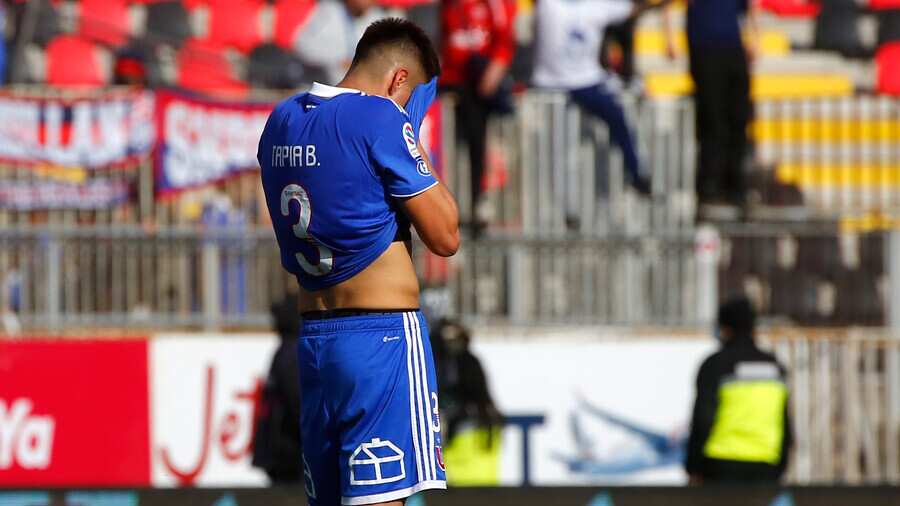 Ignacio Tapia se lamenta en la derrota de la U ante Colo Colo