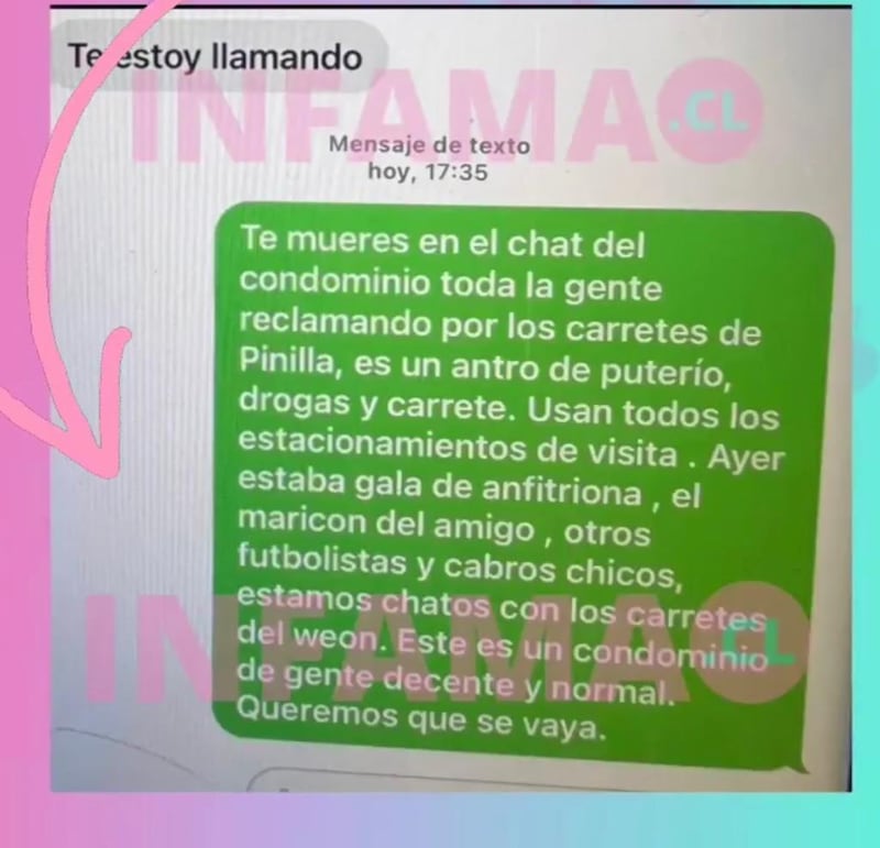 Mauricio Pinilla es acusado de convertir condominio en antro de drogas y carrete.