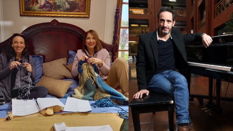 Piano y tejidos: Actores de “Secretos de familia” revelan cómo mataban el tiempo durante las grabaciones
