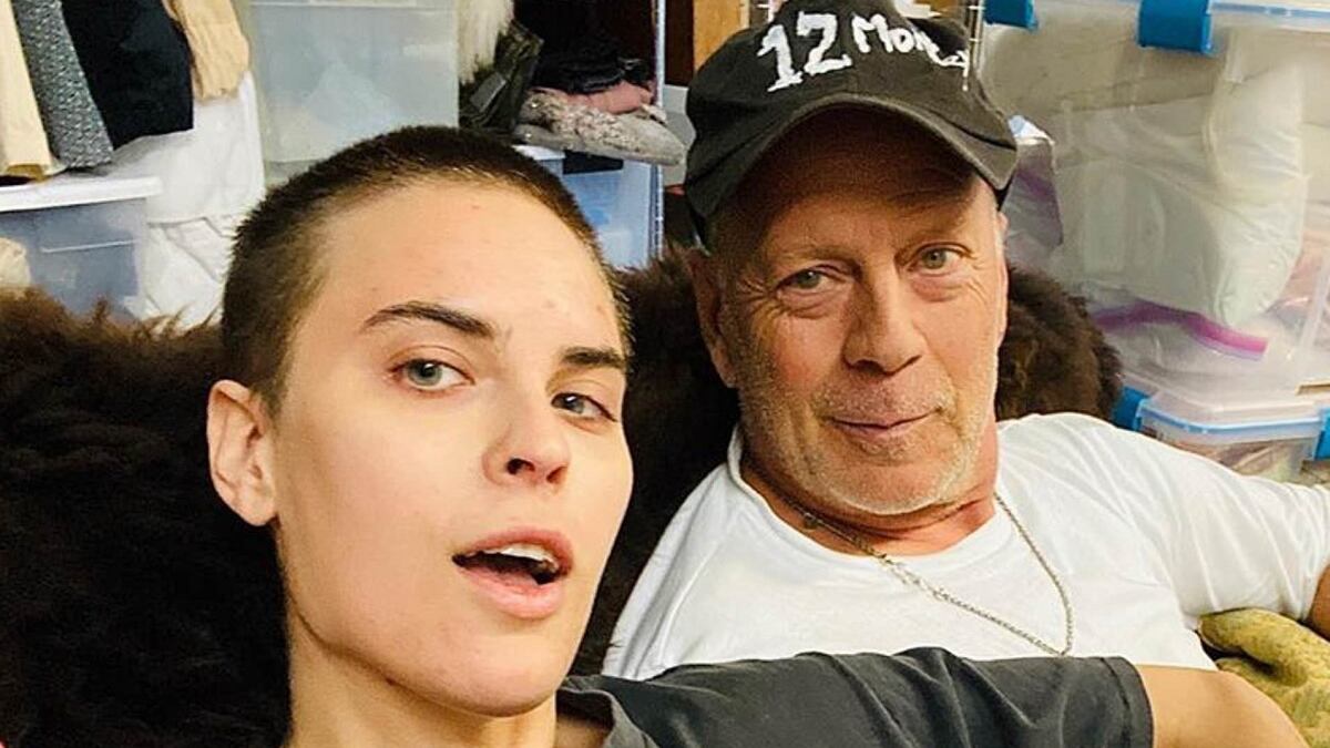 Tallulah y Bruce Willis