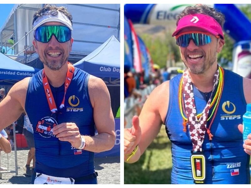 “Este es el legado de mi viejo”: Francisco Sagredo pudo terminar triatlón de Pucón a dos años de haberse marginado del mismo por una factura de clavícula