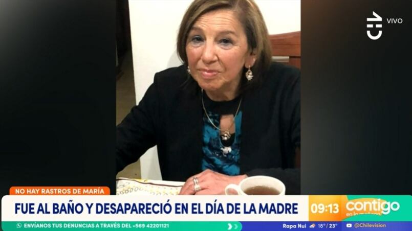 La mujer de 85 años se extravió en un restaurante de Limache.