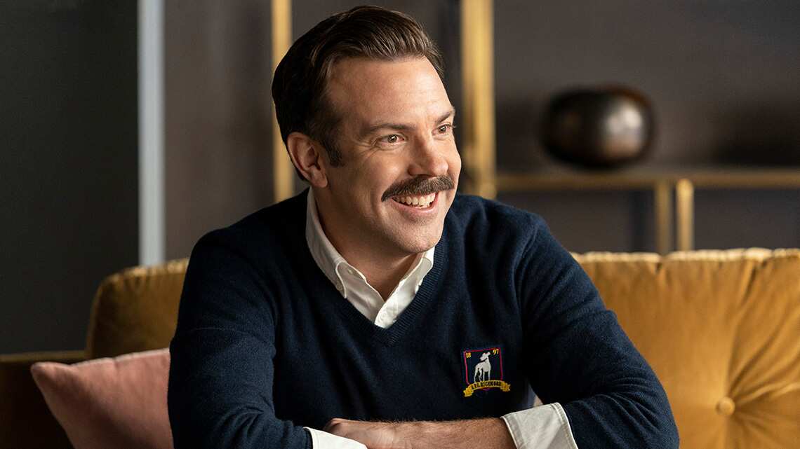 Jason Sudeikis como Ted Lasso.