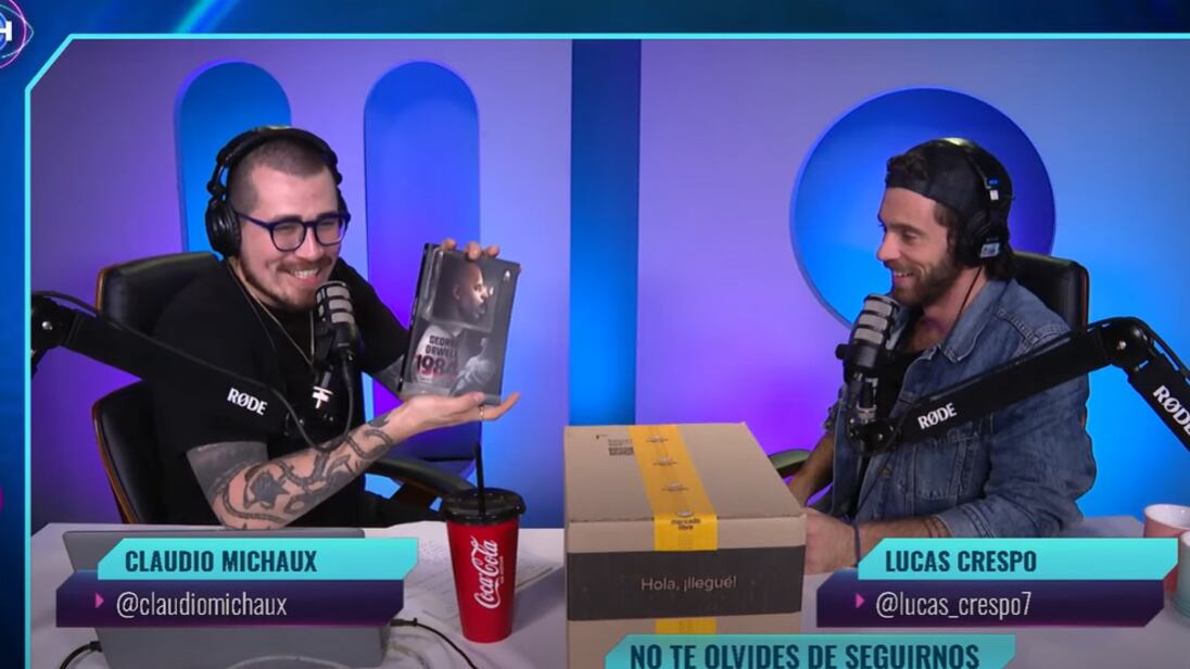 Claudio Michaux y Lucas Crespo de "Gran Hermano" | Captura: YouTube